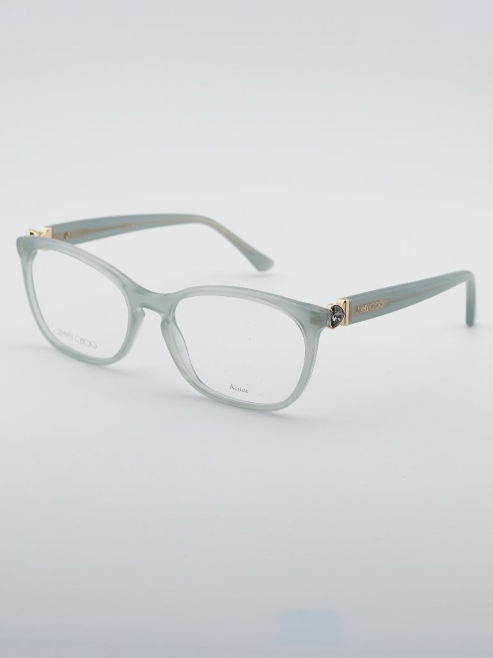 Jimmy Choo JC 317 01ED 00 Eyeglasses Green 54mm Rectangle Frame